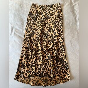 Babaton Leopard Print Midi Skirt - Chic and Elevated
